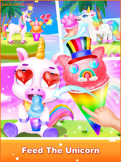 Unicorn Snow Cone - Rainbow Princess screenshot