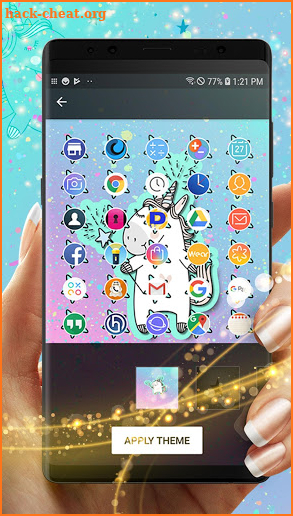 Unicorn Theme - Wallpapers and Icons screenshot