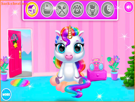 unicorn virtual pet game screenshot
