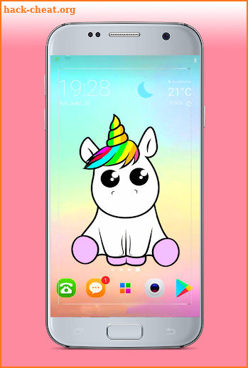 unicorn wallpaper screenshot