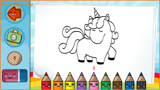 Unicornios para colorear y pintar screenshot