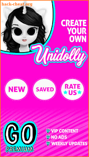 Unidolly Game: Create an Unicorn Doll & have fun screenshot