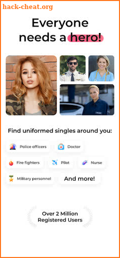 Uniform Dating Meet Your Hero screenshot