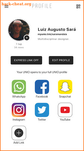 UNIO screenshot