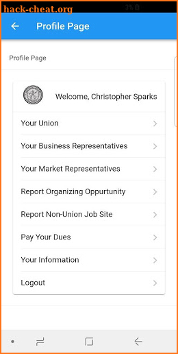 Union Alert System screenshot
