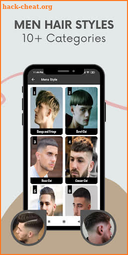 Unique Hairstyle and Hair Cuts screenshot
