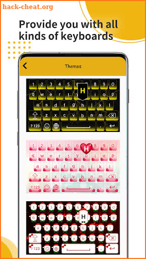 Unique Keyboard - Fancy Fonts & Free Emoticons screenshot