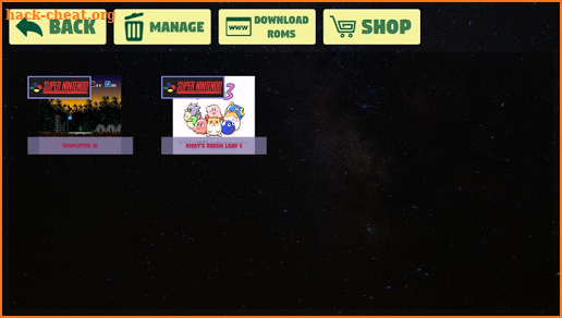 UniSNES: Free SNES Emulator screenshot