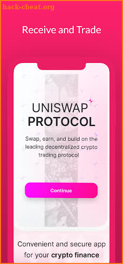 Uniswap Exchange App Tips screenshot