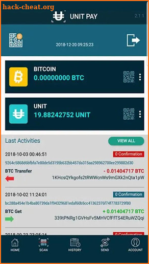 Unit Pay Wallet screenshot