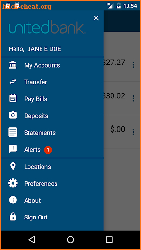United Bank - Mobile Banking screenshot