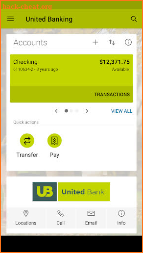 United Banking screenshot