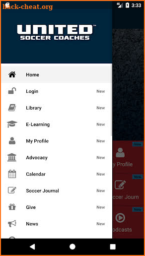 United Soccer Coaches App screenshot