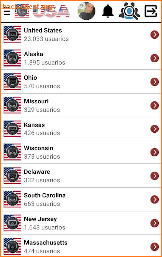 United States Chat screenshot