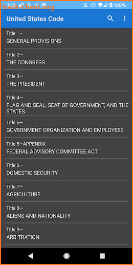 United States Code Pro - All Titles & On-Device screenshot