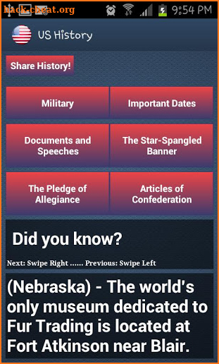 United States History screenshot