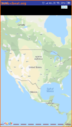 United States Map screenshot