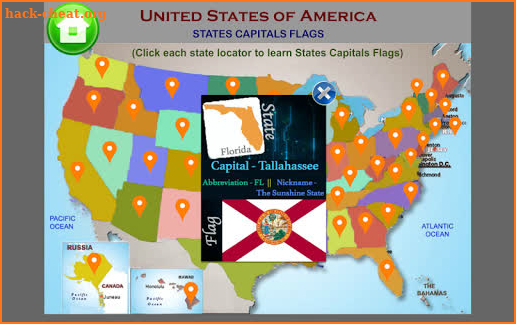 United States Map Quiz Game - Study Practice Quiz. screenshot