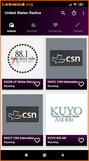 United States of America Radios screenshot