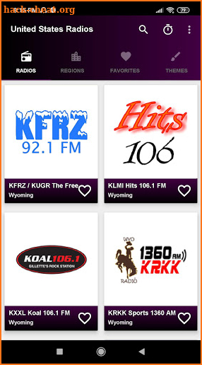 United States of America Radios screenshot