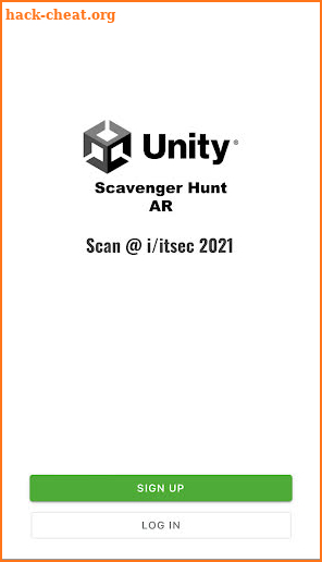 Unity Scavenger Hunt AR screenshot