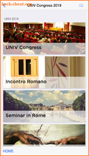UNIV Congress e Incontro Romano screenshot