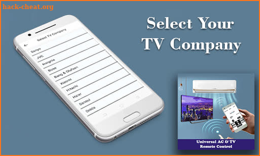 Universal AC And TV Remote Control screenshot