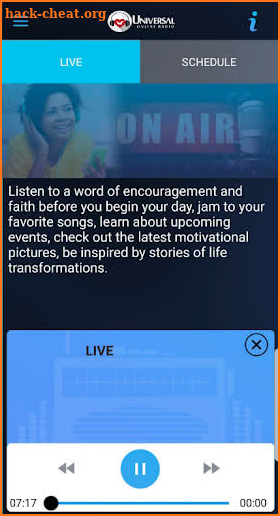 Universal Online Radio screenshot