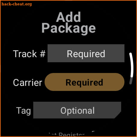 Universal Parcel Tracking Pro screenshot
