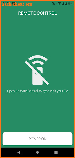 Universal remote control screenshot