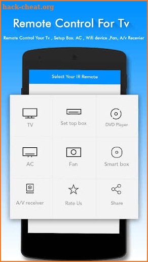 Universal-Remote Control for All TV,Ac,Set Top Box screenshot