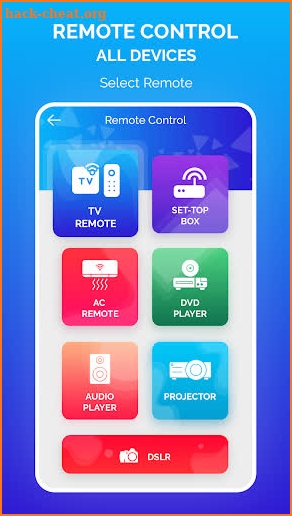 Universal Remote Control for TV, Set Top Box, Ac screenshot