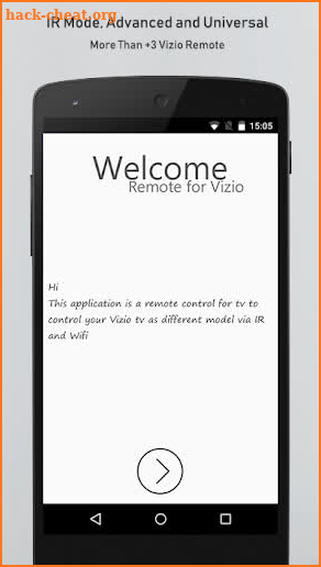 Universal remote control for vizio screenshot