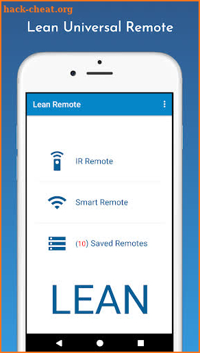 Universal Remote Control - Lean Remote screenshot