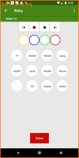 Universal Remote For Roku screenshot