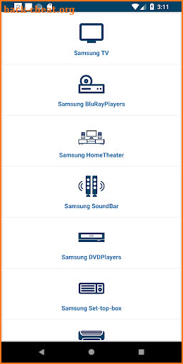 Universal Remote For Samsung screenshot