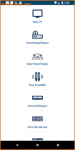 Universal Remote For Sony screenshot