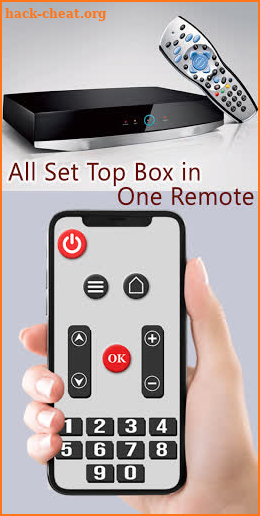 Universal Set-Top Box Remote Control screenshot