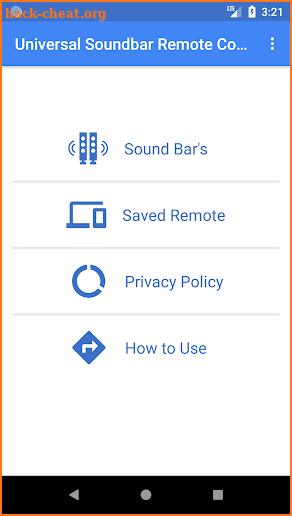 Universal Soundbar Remote Control screenshot