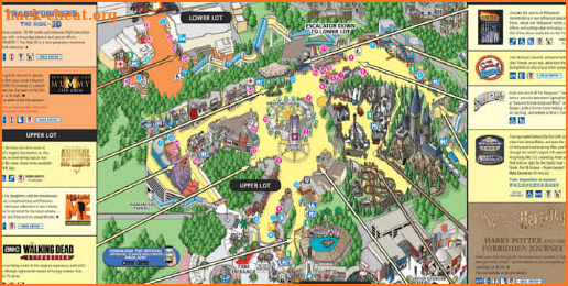 Universal Studios Hollywood Park Map 2019 screenshot