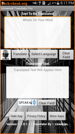 Universal Translator Pro screenshot