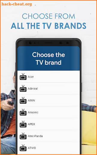 Universal TV Controller - All brands screenshot