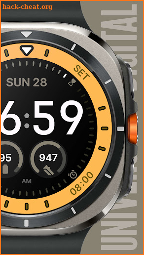 Universalis Digital Watch Face screenshot