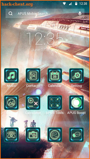 Universe-APUS Launcher theme screenshot