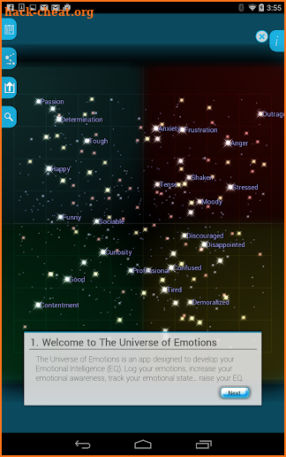 Universe of Emotions screenshot