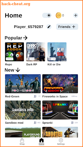 Universe Playground Games screenshot