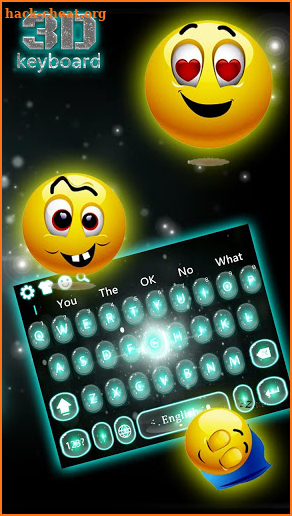 Universe Starlight 3D keyboard screenshot