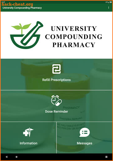 University Compounding Pharm screenshot
