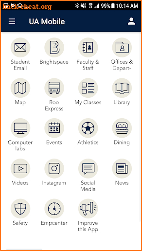 University of Akron Mobile App screenshot