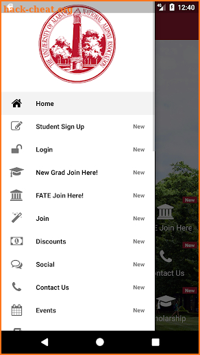 University of Alabama Alumni screenshot